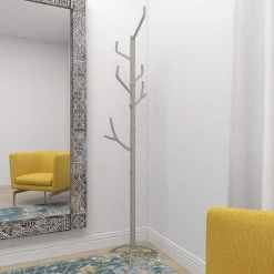 Silver Aluminum Eclectic Coat Rack by Litton Lane 21 Silver Aluminum Eclectic Coat Rack by Litton Lane -Outlet Litton Lane Store silver litton lane coat racks 68840 c3 1000