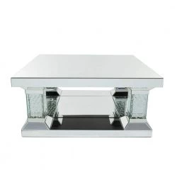 39 in. Silver Glam Wood Coffee Table by Litton Lane -Outlet Litton Lane Store silver litton lane coffee tables 040920 66 1000