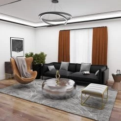 42 in. Silver Round Aluminum Drum Shaped Coffee Table with Hammered Design by Litton Lane -Outlet Litton Lane Store silver litton lane coffee tables 23913 1d 1000