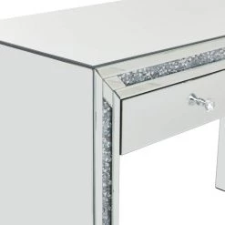 32 In. Silver Wood Glam Console Table by Litton Lane 20 32 In. Silver Wood Glam Console Table by Litton Lane -Outlet Litton Lane Store silver litton lane console tables 040286 1d 1000
