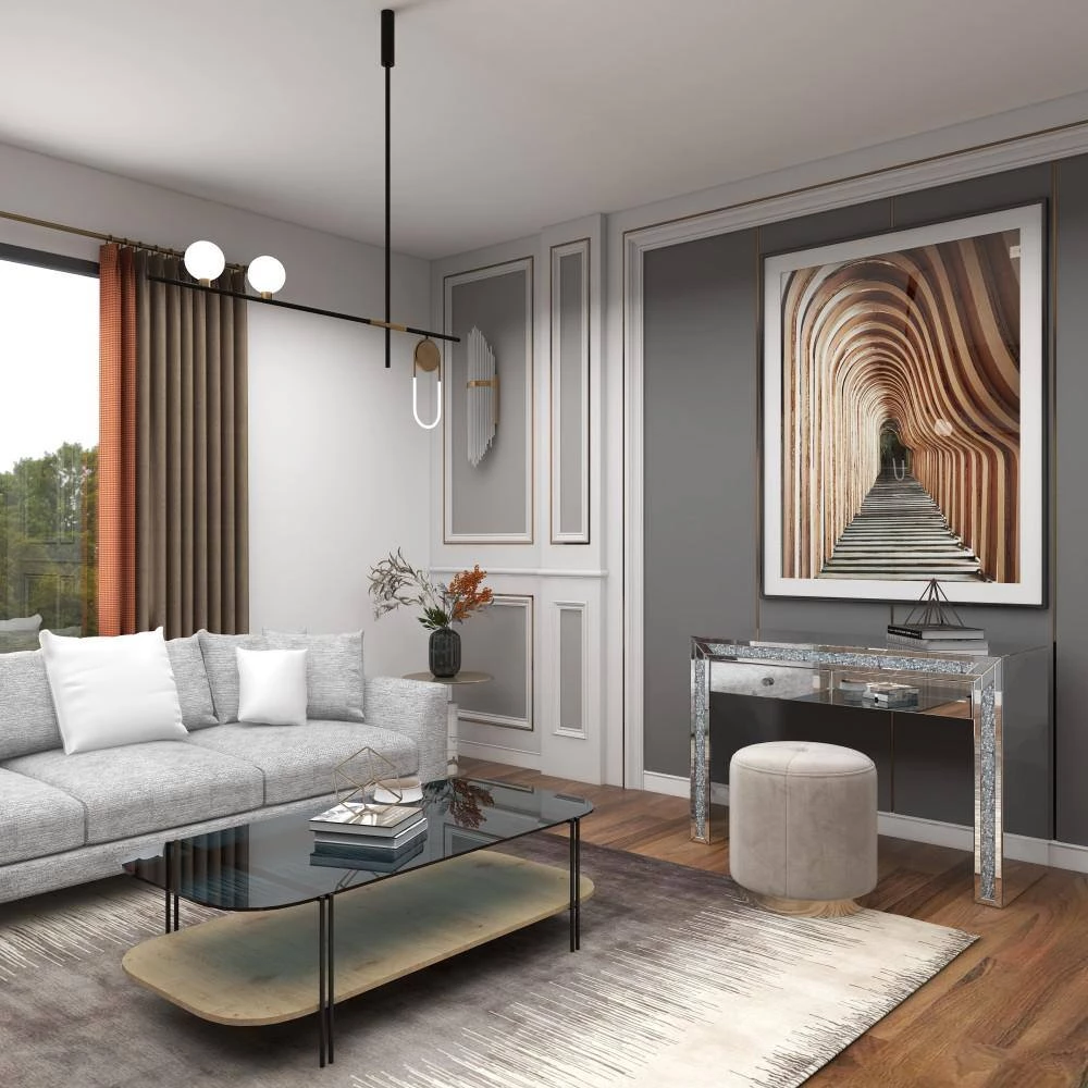 32 In. Silver Wood Glam Console Table by Litton Lane 13 32 In. Silver Wood Glam Console Table by Litton Lane - Image 11