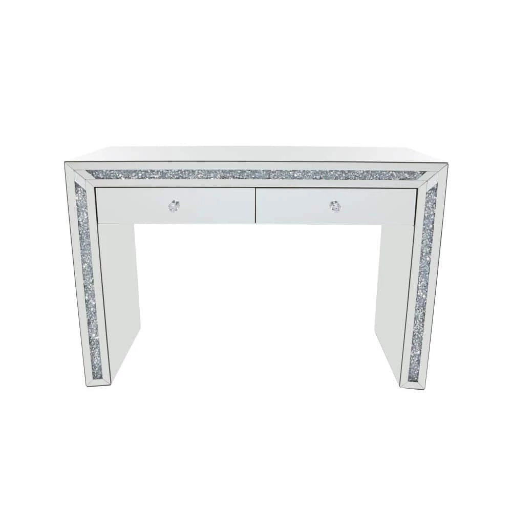 32 In. Silver Wood Glam Console Table by Litton Lane 3 32 In. Silver Wood Glam Console Table by Litton Lane