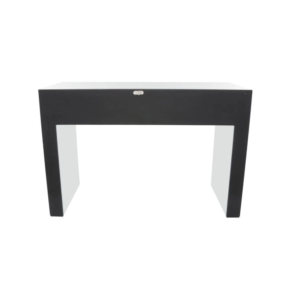 32 In. Silver Wood Glam Console Table by Litton Lane 8 32 In. Silver Wood Glam Console Table by Litton Lane - Image 6