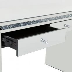 32 In. Silver Wood Glam Console Table by Litton Lane 22 32 In. Silver Wood Glam Console Table by Litton Lane -Outlet Litton Lane Store silver litton lane console tables 040286 77 1000