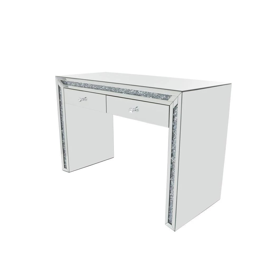 32 In. Silver Wood Glam Console Table by Litton Lane 4 32 In. Silver Wood Glam Console Table by Litton Lane - Image 2