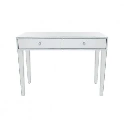 32 In. Silver MDF Glam Console Table by Litton Lane