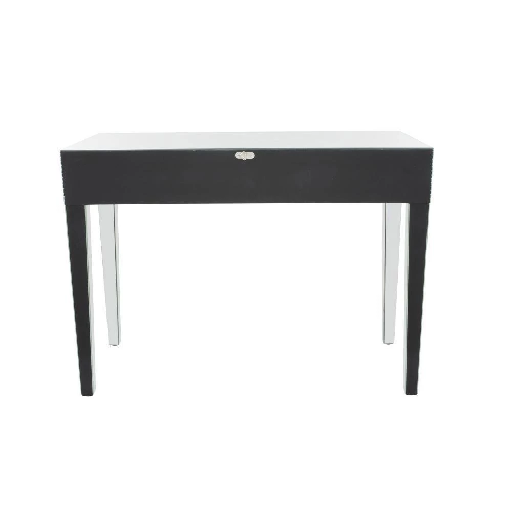 32 In. Silver MDF Glam Console Table by Litton Lane 7 32 In. Silver MDF Glam Console Table by Litton Lane - Image 5