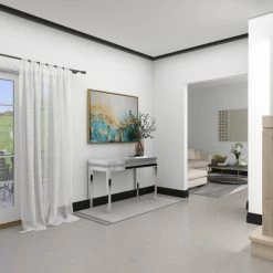 47 in. Silver Rectangle Wood Glam Console Table by Litton Lane -Outlet Litton Lane Store silver litton lane console tables 041192 44 1000