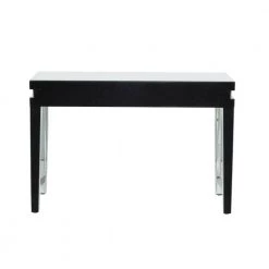 47 in. Silver Rectangle Wood Glam Console Table by Litton Lane -Outlet Litton Lane Store silver litton lane console tables 041192 66 1000