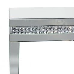 47 in. Silver Rectangle Wood Glam Console Table by Litton Lane -Outlet Litton Lane Store silver litton lane console tables 041192 a0 1000