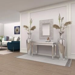 47 in. Silver Rectangle Wood Glam Console Table by Litton Lane -Outlet Litton Lane Store silver litton lane console tables 041192 fa 1000