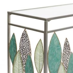 44 in. Silver Contemporary Metal Console Table 30 in. by Litton Lane 14 44 in. Silver Contemporary Metal Console Table 30 in. by Litton Lane -Outlet Litton Lane Store silver litton lane console tables 39736 1f 1000