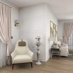 36 in. Silver Polystone Glam Pedestal Table by Litton Lane -Outlet Litton Lane Store silver litton lane end side tables 50134 d4 1000