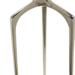 13 in. Silver Round Aluminum Tray Inspired Top End Table with 3 Tripod Legs by Litton Lane 18 13 in. Silver Round Aluminum Tray Inspired Top End Table with 3 Tripod Legs by Litton Lane -Outlet Litton Lane Store silver litton lane end side tables 84043 77 1000