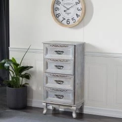 Grey Metal Vintage Cabinet by Litton Lane -Outlet Litton Lane Store slate litton lane accent cabinets 37859 31 1000