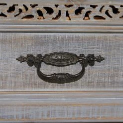 Grey Metal Vintage Cabinet by Litton Lane -Outlet Litton Lane Store slate litton lane accent cabinets 37859 44 1000