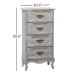 Grey Metal Vintage Cabinet by Litton Lane -Outlet Litton Lane Store slate litton lane accent cabinets 37859 76 1000