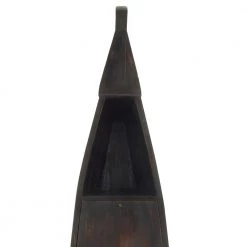 12-Bottle Brown Boat Standing Wine Rack with Foldable Tray by Litton Lane -Outlet Litton Lane Store stained wood litton lane wine racks 37725 a0 1000