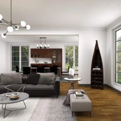 12-Bottle Brown Boat Standing Wine Rack with Foldable Tray by Litton Lane -Outlet Litton Lane Store stained wood litton lane wine racks 37725 fa 1000