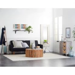 23 in. White Round Glass Ship Wheel Top End Table with Oar Shaped Legs by Litton Lane 16 23 in. White Round Glass Ship Wheel Top End Table with Oar Shaped Legs by Litton Lane -Outlet Litton Lane Store white blue litton lane end side tables 84224 77 1000