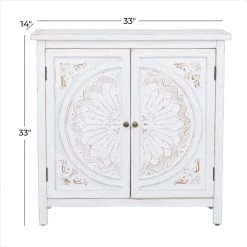 White Wood Farmhouse Cabinet by Litton Lane -Outlet Litton Lane Store white litton lane accent cabinets 040553 76 1000