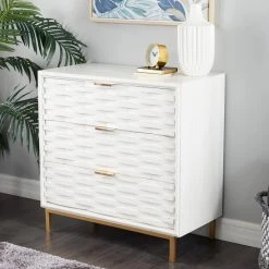 White Wood Contemporary Cabinet by Litton Lane -Outlet Litton Lane Store white litton lane accent cabinets 040768 31 1000