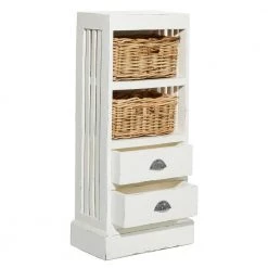 36 in. x 17 in. x 10 in. White Coastal Wood Storage Unit by Litton Lane -Outlet Litton Lane Store white litton lane accent cabinets 041194 44 1000
