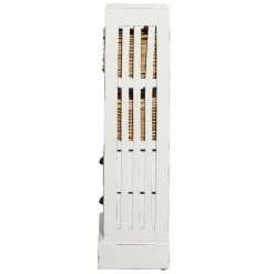 36 in. x 17 in. x 10 in. White Coastal Wood Storage Unit by Litton Lane -Outlet Litton Lane Store white litton lane accent cabinets 041194 4f 1000