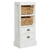 36 in. x 17 in. x 10 in. White Coastal Wood Storage Unit by Litton Lane