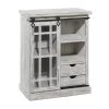 White Farmhouse Wood Cabinet by Litton Lane