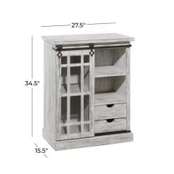 White Farmhouse Wood Cabinet by Litton Lane -Outlet Litton Lane Store white litton lane accent cabinets 22690 76 1000
