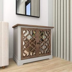 White Wood Farmhouse Cabinet by Litton Lane -Outlet Litton Lane Store white litton lane accent cabinets 56656 1f 1000