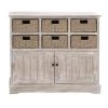 35 in. x 38 in. x 12 in. Brown Wood Traditional Storage Unit by Litton Lane -Outlet Litton Lane Store white litton lane accent cabinets 96296 64 1000