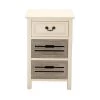 28 in. x 17 in. x 13 in. White Wood Country Cottage Style Storage Unit by Litton Lane -Outlet Litton Lane Store white litton lane accent cabinets 96341 64 1000