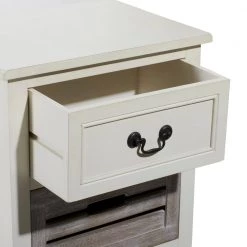 28 in. x 17 in. x 13 in. White Wood Country Cottage Style Storage Unit by Litton Lane -Outlet Litton Lane Store white litton lane accent cabinets 96341 fa 1000