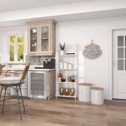 16 in. White 18 in. H Cylinder Metal Accent Table with 2-Pieces by Litton Lane 15 16 in. White 18 in. H Cylinder Metal Accent Table with 2-Pieces by Litton Lane -Outlet Litton Lane Store white litton lane bar stools 46436 76 1000