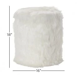 18 in. White Wood Contemporary Storage Stool by Litton Lane -Outlet Litton Lane Store white litton lane bar stools 53748 76 1000