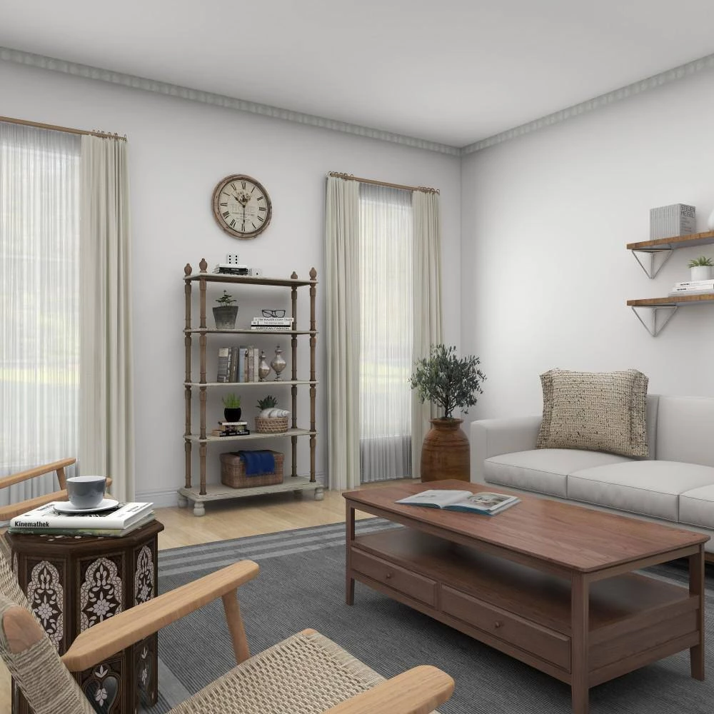 75 in. White Wood 5 Tier Shelf Rectangle Distressed Open Shelving Unit with Brown Spindle Sides and Ball Feet by Litton Lane 13 75 in. White Wood 5 Tier Shelf Rectangle Distressed Open Shelving Unit with Brown Spindle Sides and Ball Feet by Litton Lane - Image 11