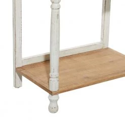 71 in. White Farmhouse Wood 4 Shelf Shelving Unit by Litton Lane -Outlet Litton Lane Store white litton lane bookcases bookshelves 39734 4f 1000