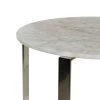 31 in. White Round Ceramic Modern Coffee Table by Litton Lane