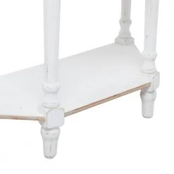 30 in. White Wood Farmhouse Console Table by Litton Lane -Outlet Litton Lane Store white litton lane console tables 040526 4f 1000