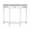 30 in. White Wood Farmhouse Console Table by Litton Lane