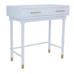 31 In. White Wood Traditional Vanity with Mirror (Set of 2) by Litton Lane -Outlet Litton Lane Store white litton lane console tables 040633 44 1000
