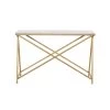 31 In. White Metal Contemporary Console Table by Litton Lane 1 31 In. White Metal Contemporary Console Table by Litton Lane -Outlet Litton Lane Store white litton lane console tables 040783 64 1000