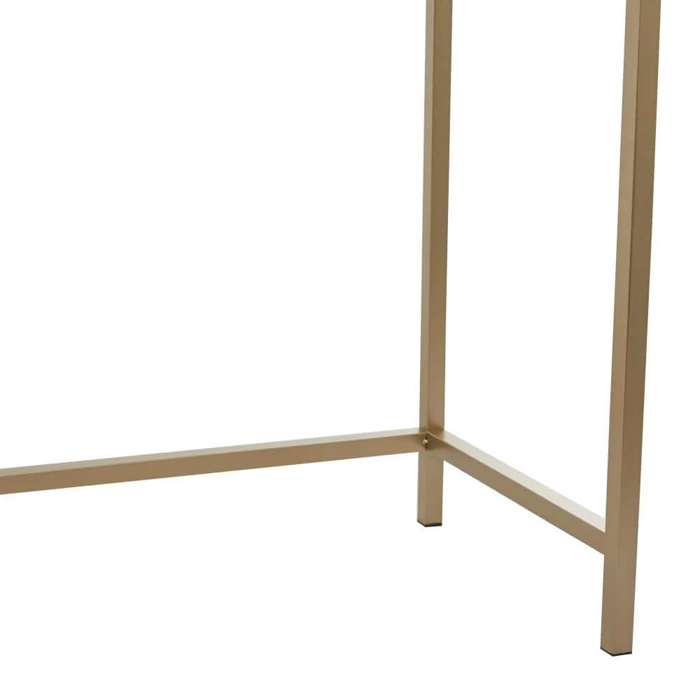 31 in., 18 in. White Wood Contemporary Vanity with Mirror ( Set of 2) by Litton Lane 10 31 in., 18 in. White Wood Contemporary Vanity with Mirror ( Set of 2) by Litton Lane - Image 8