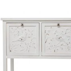 32 in. White Wood Farmhouse Console Table by Litton Lane -Outlet Litton Lane Store white litton lane console tables 042709 44 1000