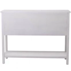 32 in. White Wood Farmhouse Console Table by Litton Lane -Outlet Litton Lane Store white litton lane console tables 042709 66 1000
