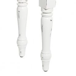 White Farmhouse Bench 18 in. x 63 in. x 12 in. by Litton Lane 8 White Farmhouse Bench 18 in. x 63 in. x 12 in. by Litton Lane -Outlet Litton Lane Store white litton lane dining benches 041175 44 1000