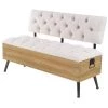 White Storage Industrial Bench 30 in. x 48 in. x 20 in. by Litton Lane