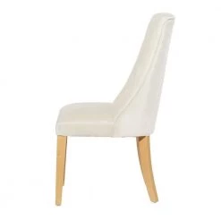 White Wood Contemporary Dining Chair (Set of 2) by Litton Lane -Outlet Litton Lane Store white litton lane dining chairs 041255 1f 1000